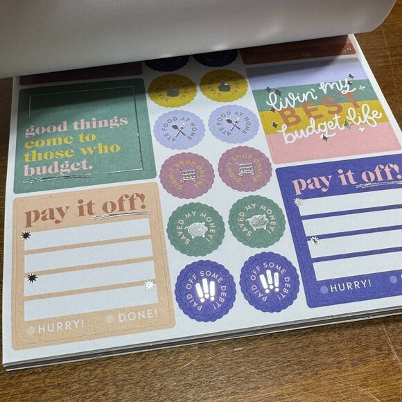 Agenda 52 Sticker Book Budget Foiled 2288 Pieces Planner Expenses Budgeting - Picture 12 of 16